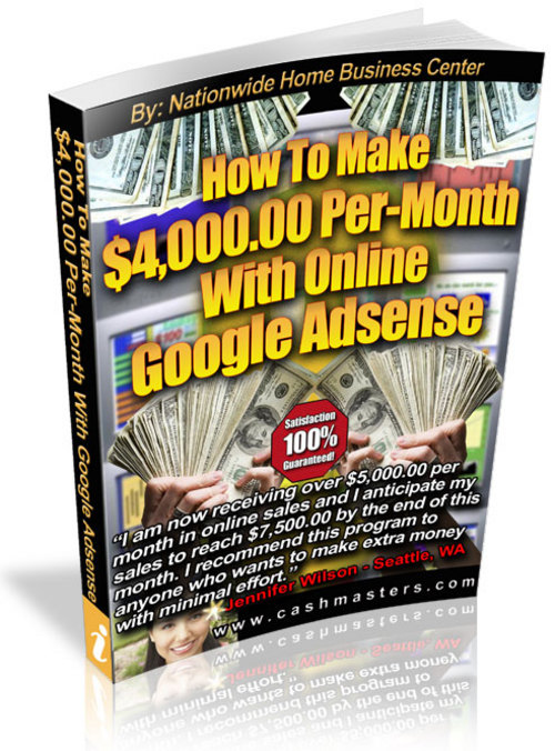 Product picture How To Make $4,000.00 Per-Month With Google Adsense 