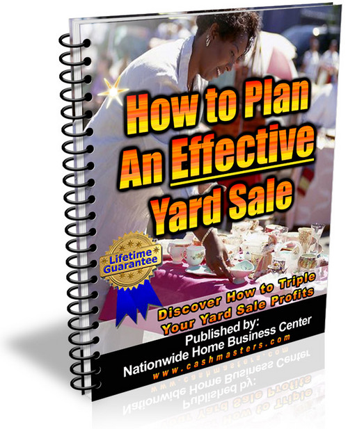 Product picture How To Plan An Effective Yard Sale 