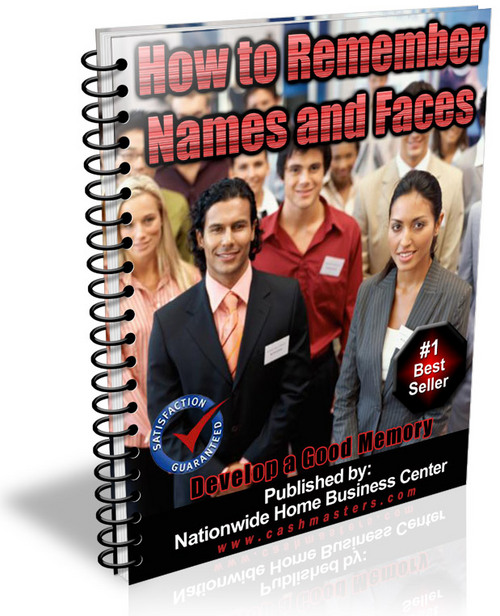 Product picture How To Remember Names And Faces 
